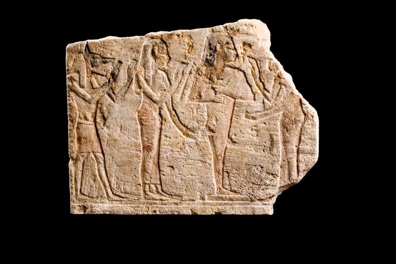 Egyptian limestone relief. SOLD