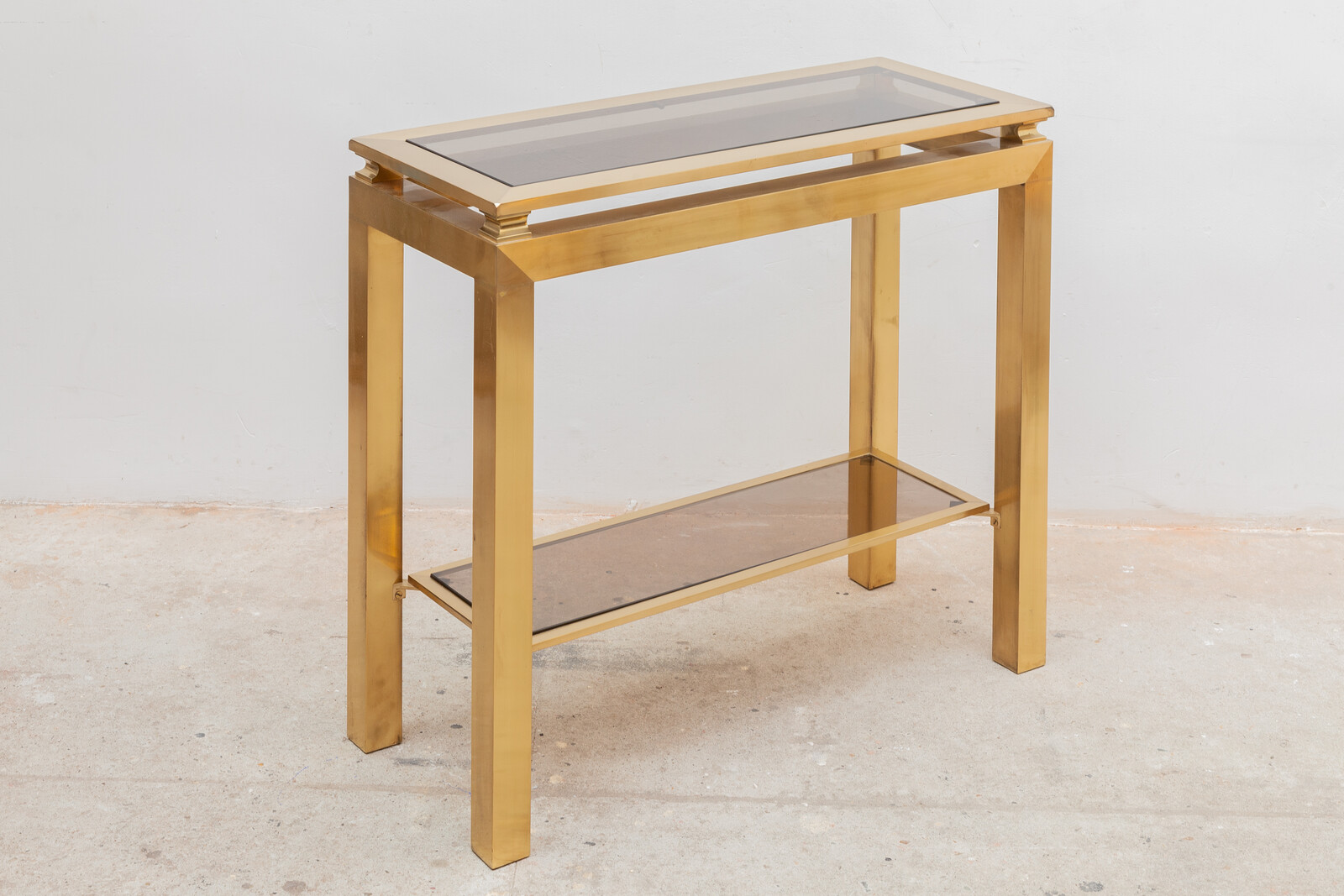 1970s Brass Console