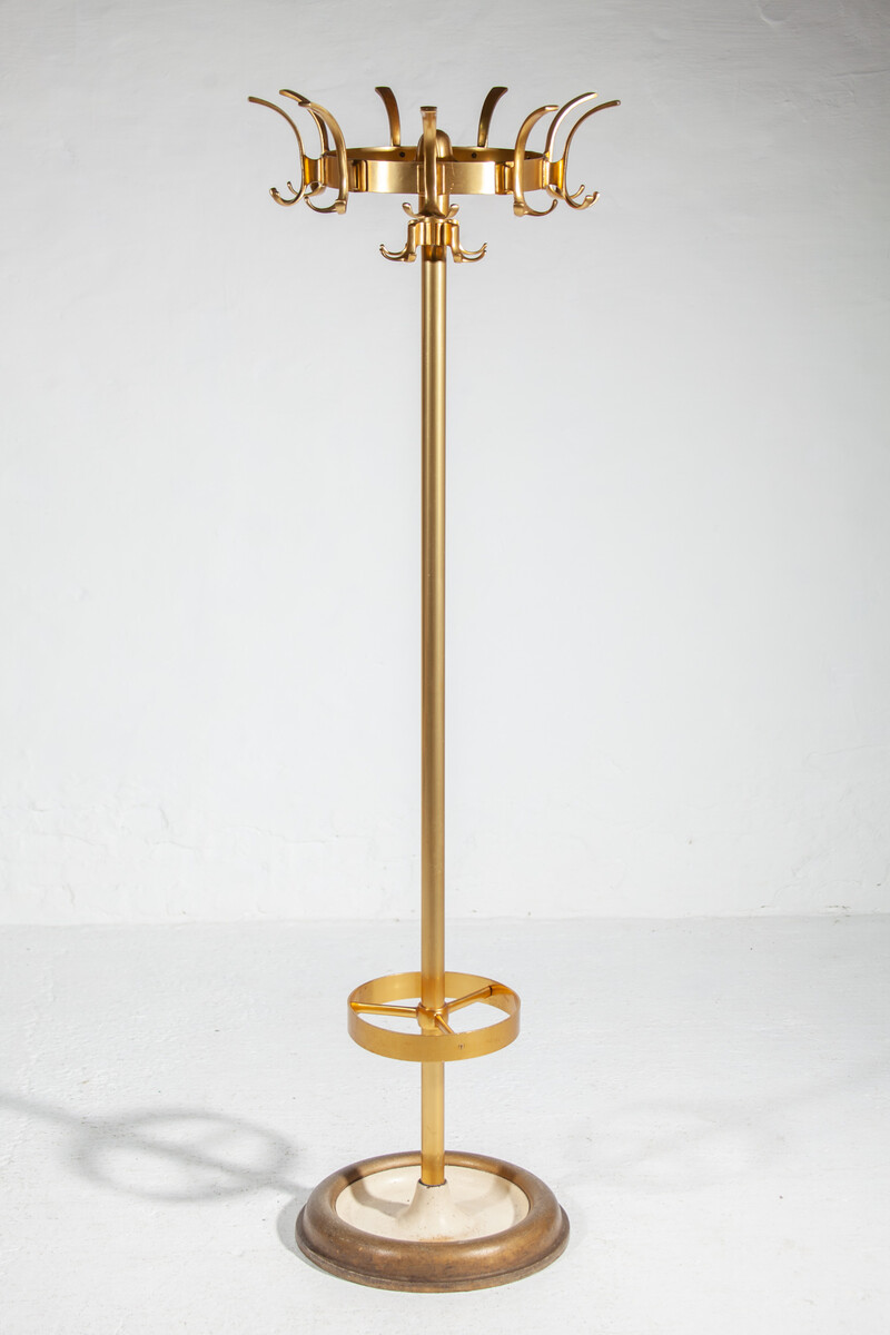 Brass Floor Coatrack 1960s