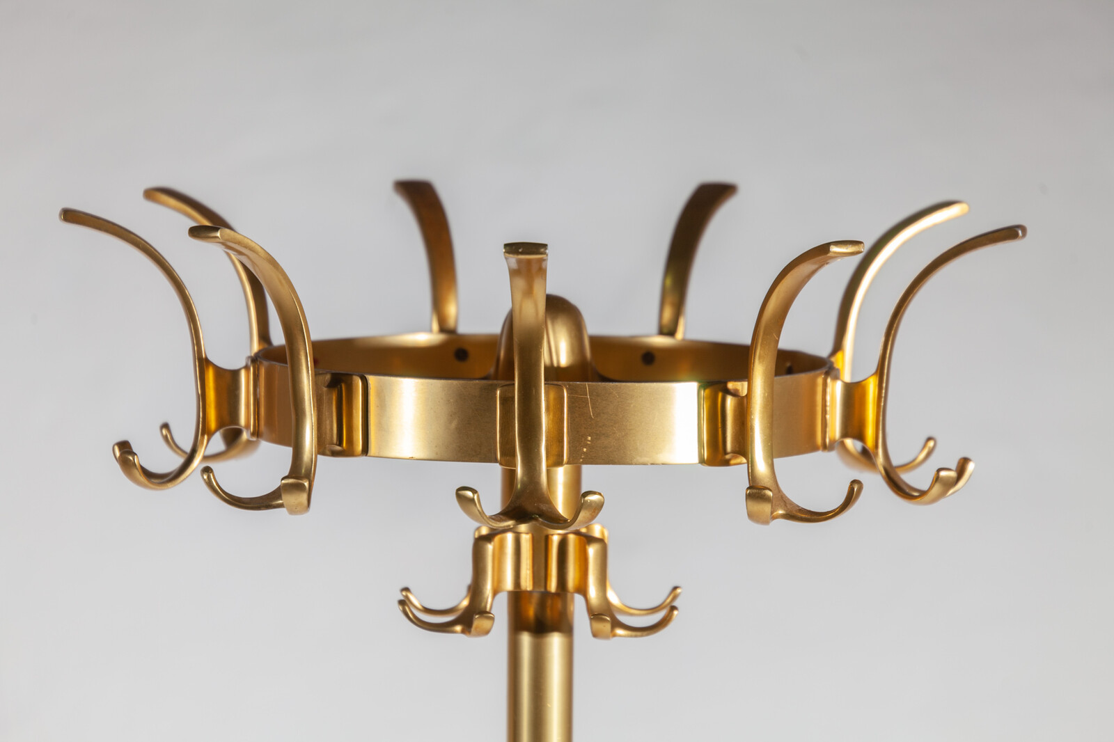 Brass Floor Coatrack 1960s