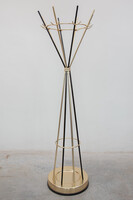 Coat rack black and Gold,1950s