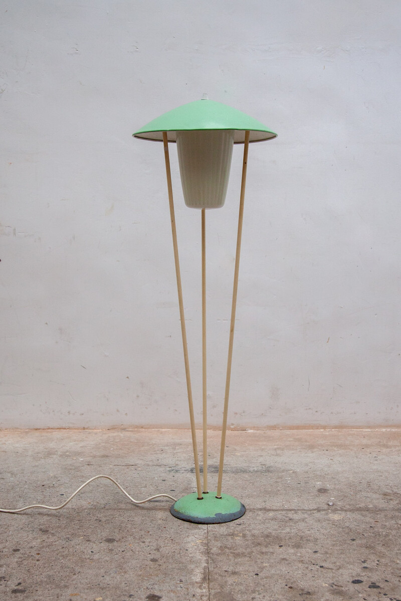 Green Mushroom Floor Lamp Expo 58, BEGA Belgium