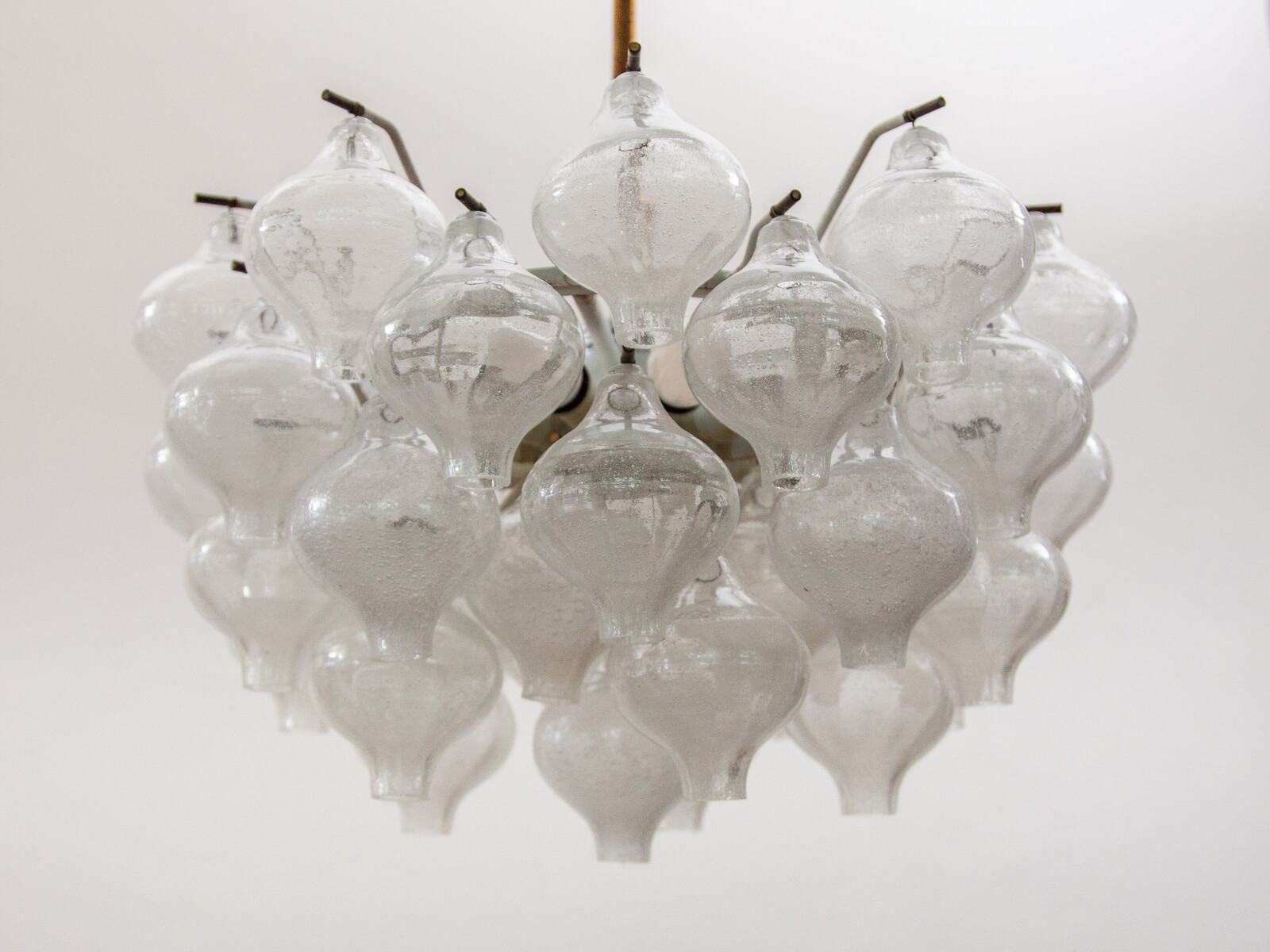 Kalmar,Onion Shaped Glass Chandelier.