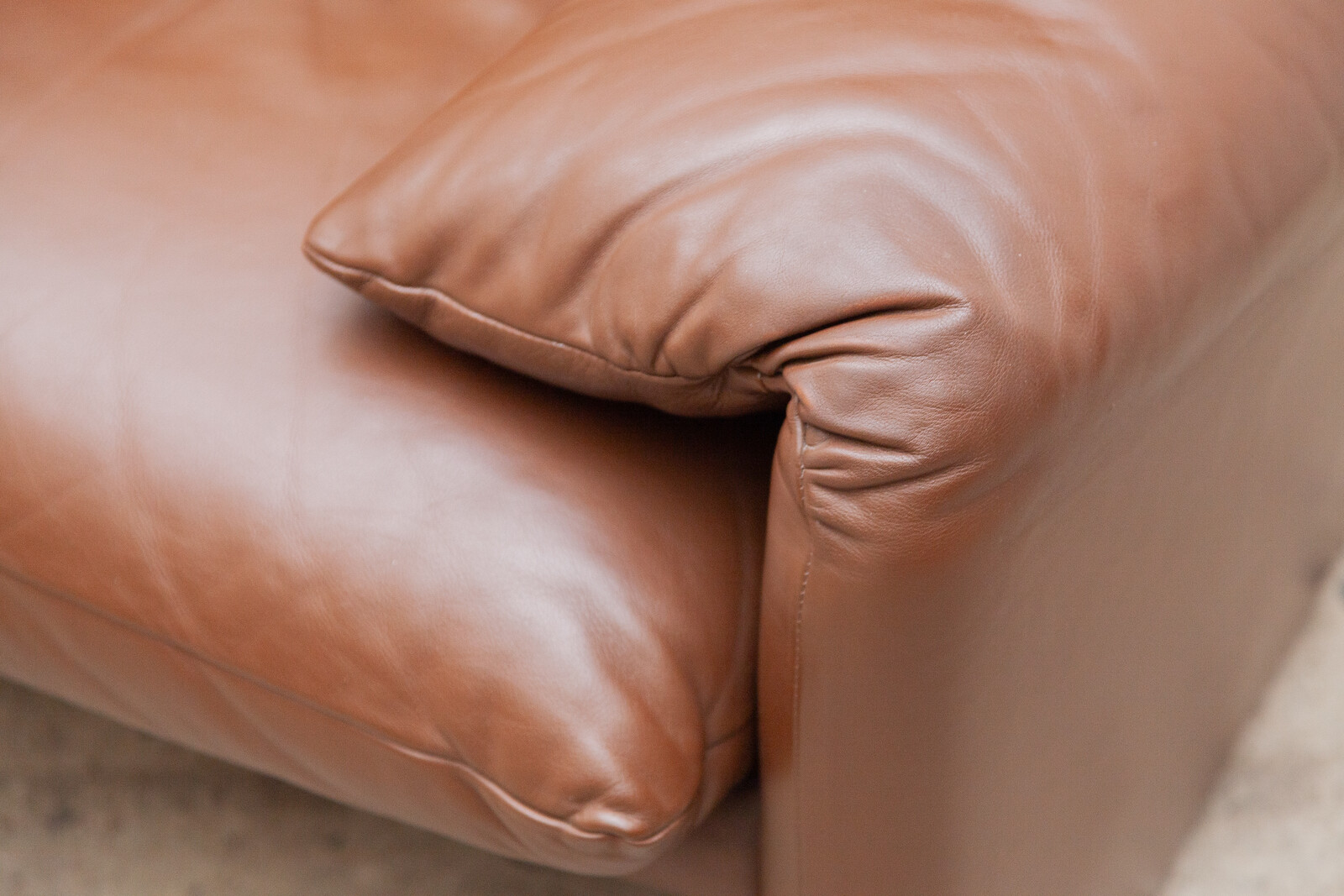 Maralunga Three-seat Sofa by Vico Magistretti for Cassina 1976