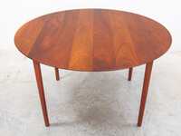 Peter Hvidt Round Dining table,1950s made in Denmark