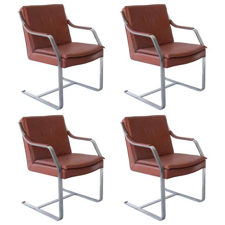 Set of Four Chairs by Rudolf Glatzel for KNOLL