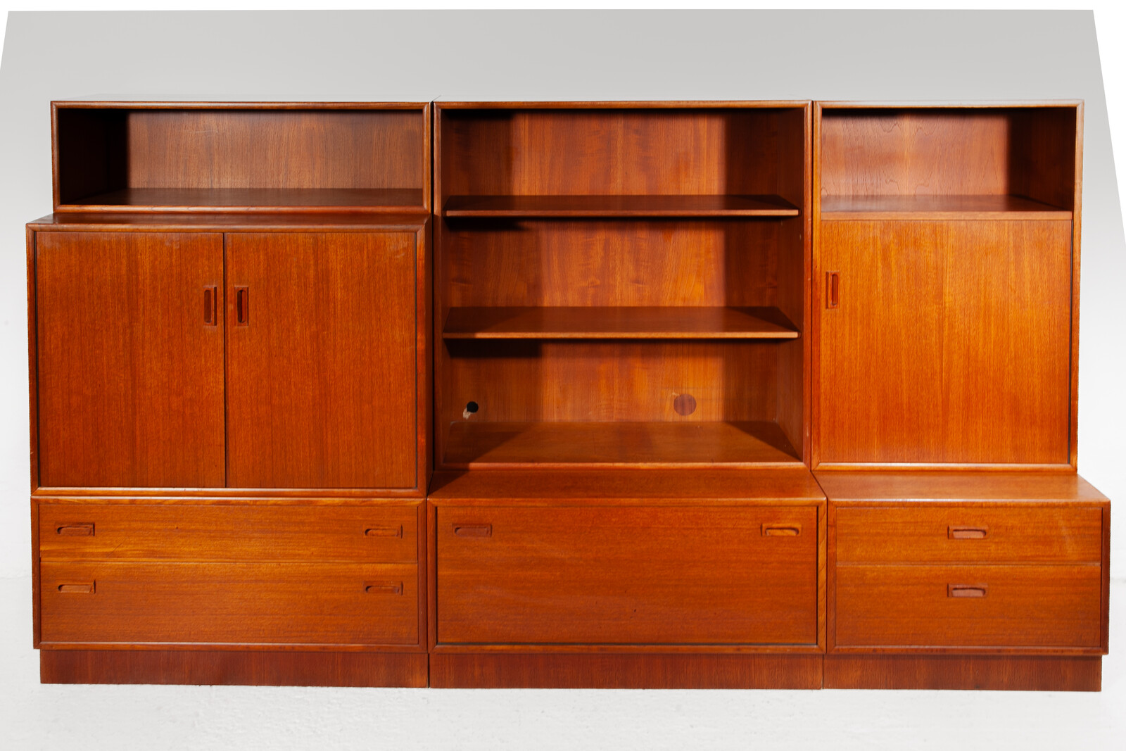 Teak Midcentury Modern Wall Unit, 1960s