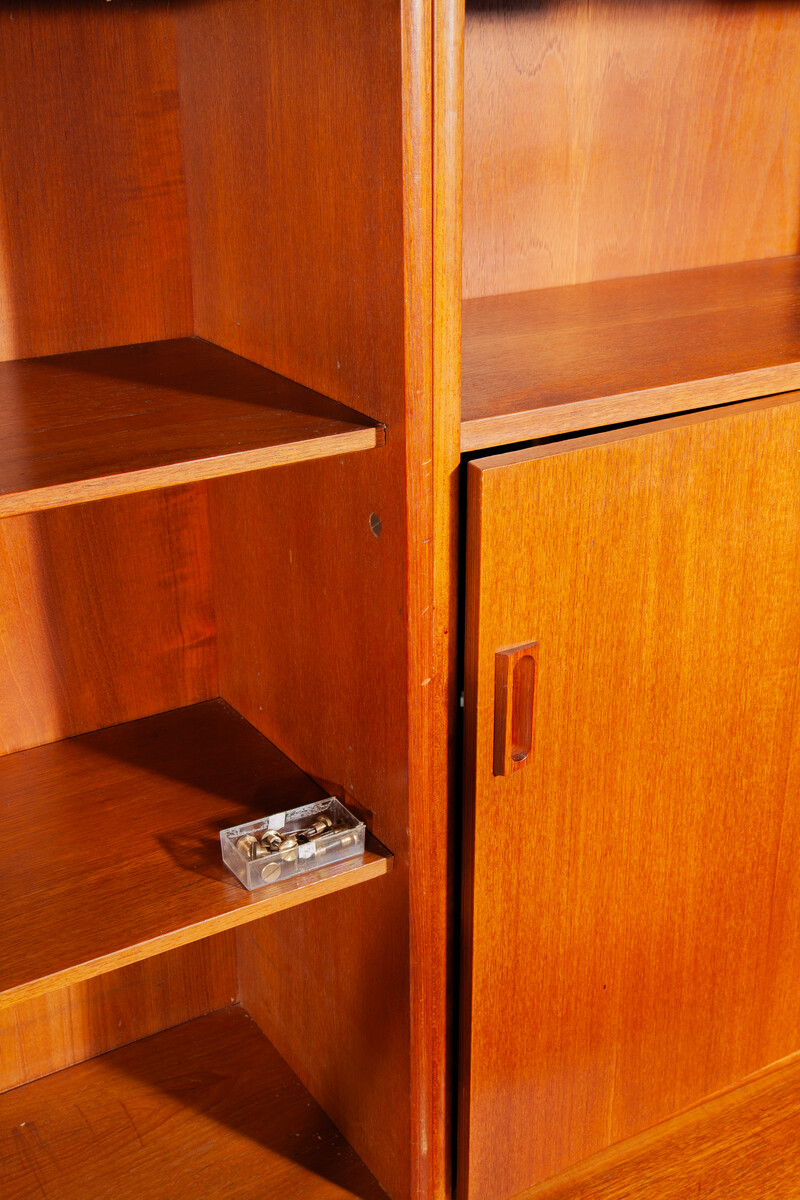 Teak Midcentury Modern Wall Unit, 1960s