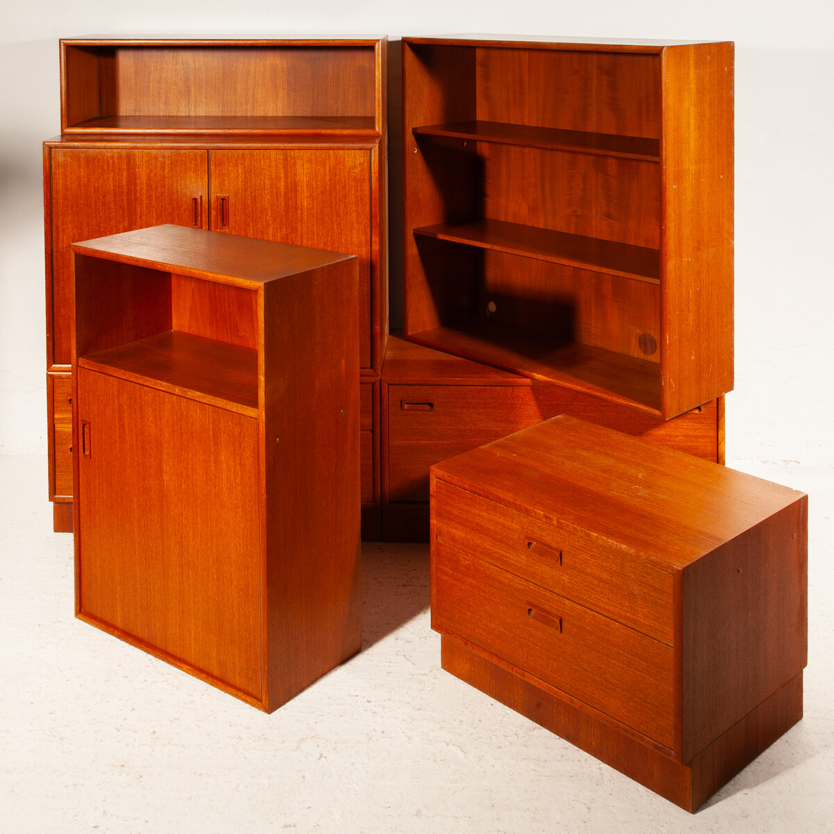 Teak Midcentury Modern Wall Unit, 1960s